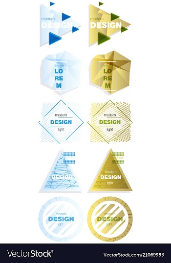 Patterns set distress texture grunge design vector image