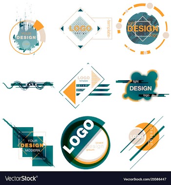 Patterns set distress texture grunge design vector image