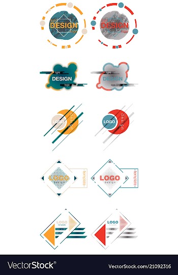 Patterns set distress texture grunge design vector image