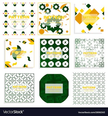Patterns set distress texture grunge design vector image