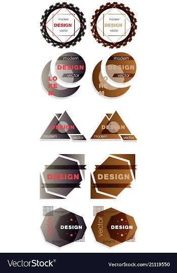 Patterns set distress texture grunge design vector image