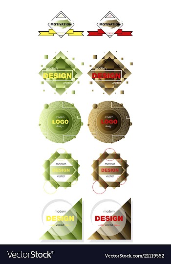 Patterns set distress texture grunge design vector image