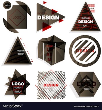 Patterns set distress texture grunge design vector image