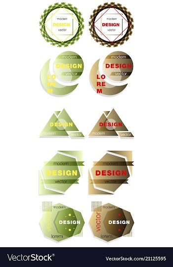 Patterns set distress texture grunge design vector image