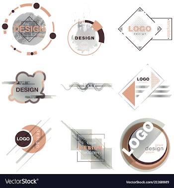 Patterns set distress texture grunge design vector image