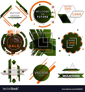 Patterns set distress texture grunge design vector image