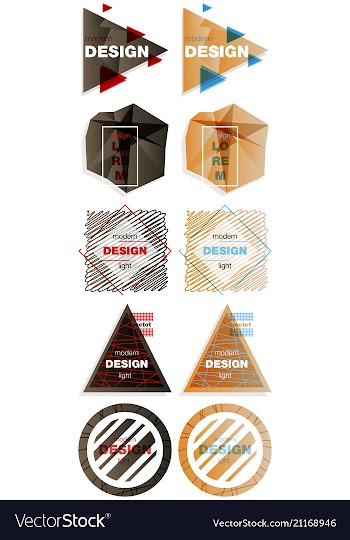 Patterns set distress texture grunge design vector image