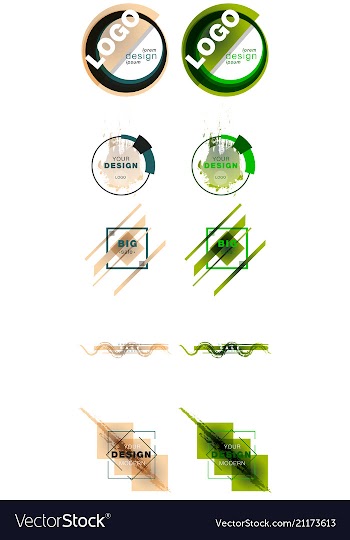 Patterns set distress texture grunge design vector image