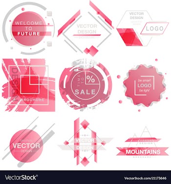 Patterns set distress texture grunge design vector image