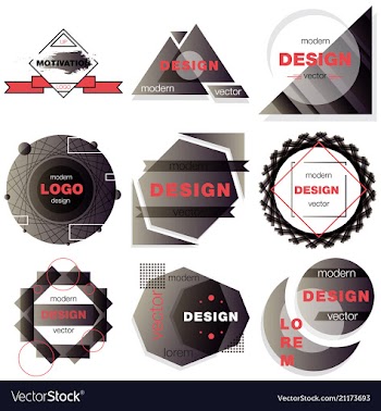 Patterns set distress texture grunge design vector image