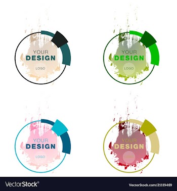 Patterns setgeometric background template for vector image