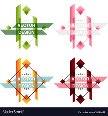 Patterns setminimalistic design creative concept vector image