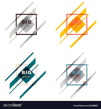 Patterns setminimalistic design creative concept vector image