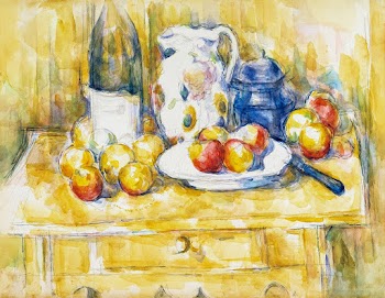 Paul C&eacute;zanne's Apples on a Sideboard… | Free public domain illustration