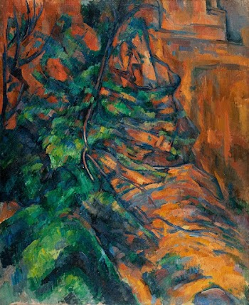Paul C&eacute;zanne's Rocks and branches… | Free public domain illustration