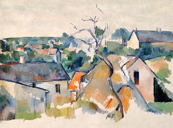 Paul C&eacute;zanne's Rooftops (1898)… | Free public domain illustration