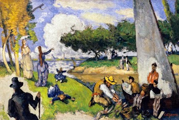 Paul C&eacute;zanne's The Fishermen (1875)… | Free public domain illustration
