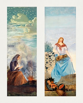 Paul C&eacute;zanne's The four seasons (1860)… | Free public domain illustration