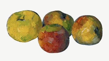  Paul Cezanne&rsquo;s Apples clipart, | Free PSD Illustration - rawpixel