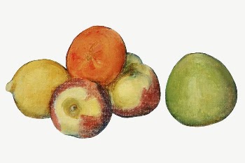 Paul Cezanne&rsquo;s Apples clipart, still | Free PSD Illustration - rawpixel