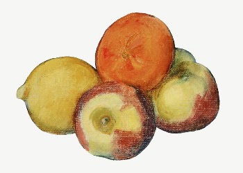 Paul Cezanne&rsquo;s Apples clipart, still | Free PSD Illustration - rawpixel