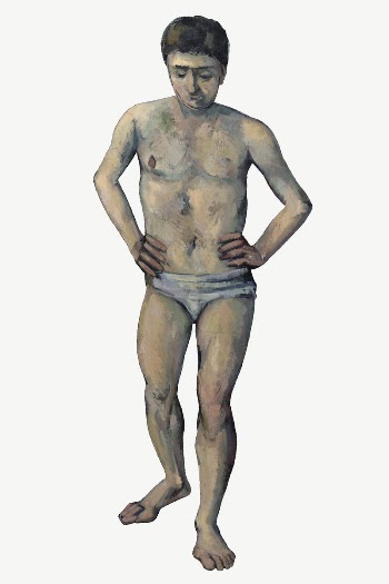  Paul Cezanne&rsquo;s Bather clipart, | Free PSD Illustration - rawpixel