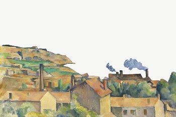 Paul Cezanne&rsquo;s  Bay of Marseille | Free PSD Illustration - rawpixel