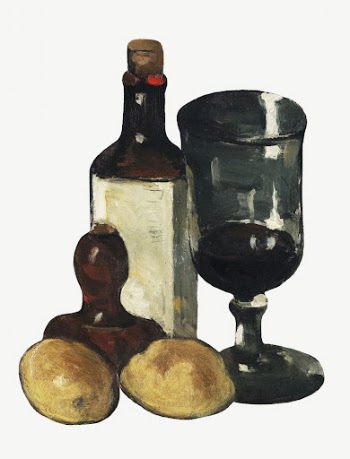 Paul Cezanne&rsquo;s Bottle, Glass, and | Free PSD Illustration - rawpixel