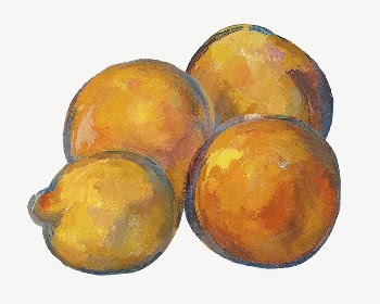 Paul Cezanne&rsquo;s Fruit clipart, still | Free PSD Illustration - rawpixel