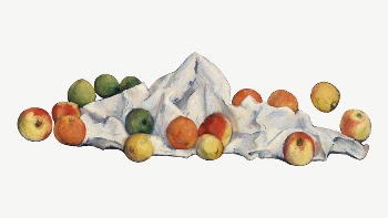 Paul Cezanne&rsquo;s fruits clipart, still | Free PSD Illustration - rawpixel