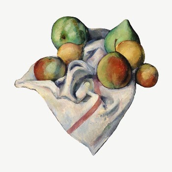 Paul Cezanne&rsquo;s Fruits clipart, still | Free PSD Illustration - rawpixel