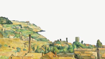 Paul Cezanne&rsquo;s Gulf of Marseilles | Free PSD Illustration - rawpixel