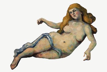 Paul Cezanne&rsquo;s Leda and the Swan | Free PSD Illustration - rawpixel