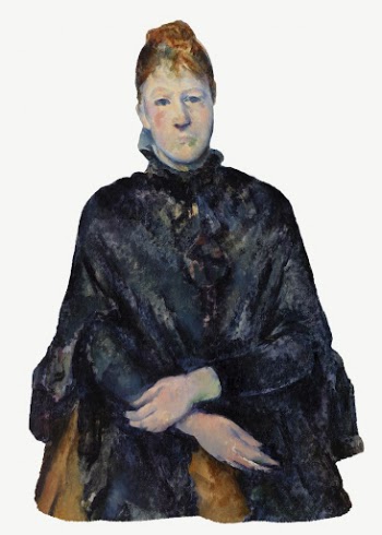 Paul Cezanne&rsquo;s Madame clipart, post-impressionist | Free PSD Illustration - rawpixel
