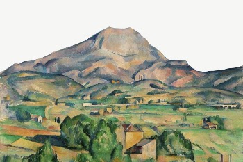 Paul Cezanne&rsquo;s Mont Sainte-Victoire border, | Free PSD Illustration - rawpixel