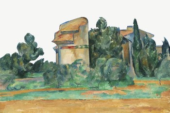 Paul Cezanne&rsquo;s Pigeon Tower at Bellevue | Free PSD Illustration - rawpixel