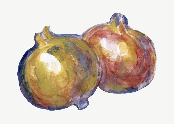 Paul Cezanne&rsquo;s Pomegranates clipart, still | Free PSD Illustration - rawpixel