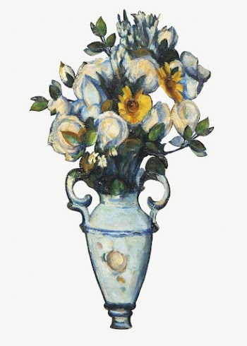 Paul Cezanne&rsquo;s vase of flowers | Free PSD Illustration - rawpixel