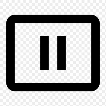 Pause Presentation png, communication icon, | Free Icons - rawpixel