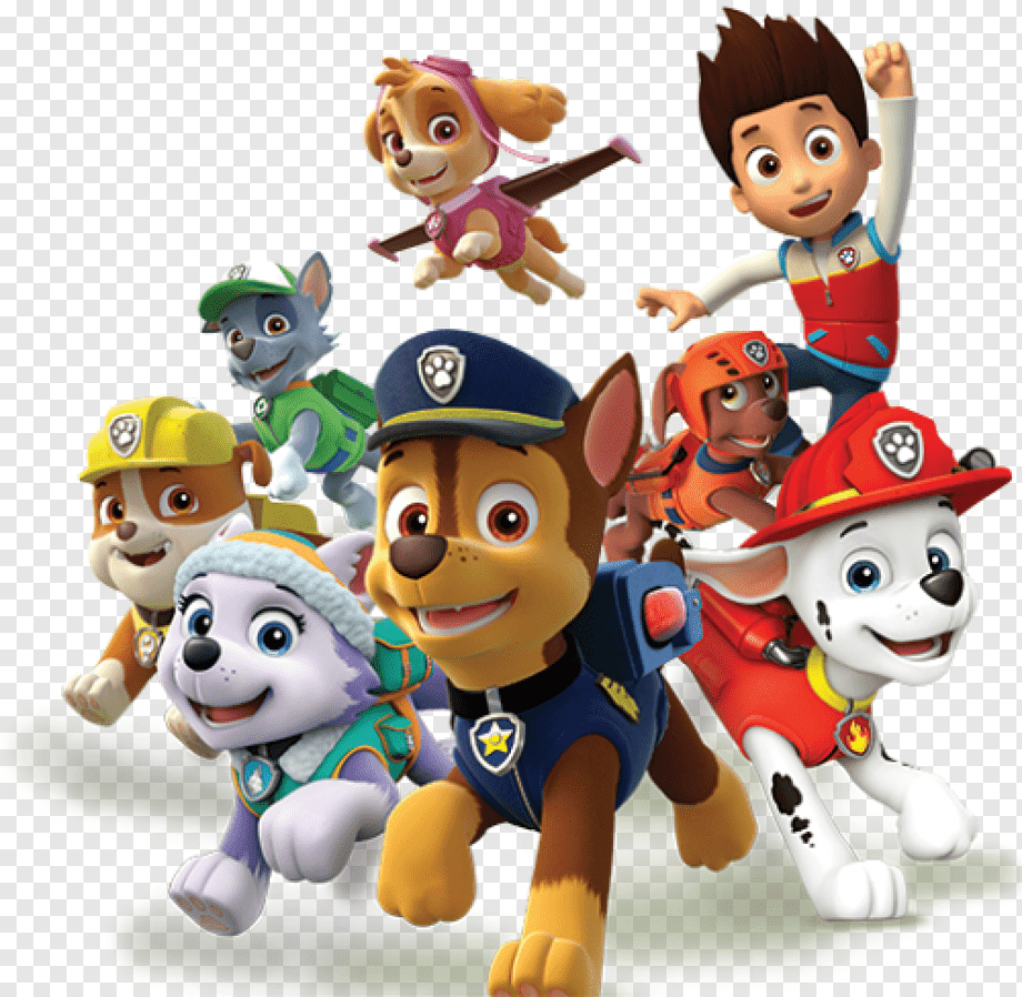 Paw Patrol characters, PAW Patrol Puppy Dog Television show Nickelodeon, patrol, child, animals, material png