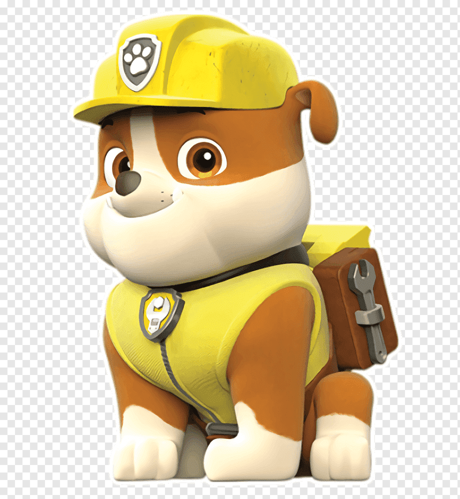 Paw Patrol Rubble, Bulldog Patrol, others, paw, desktop Wallpaper, toy png