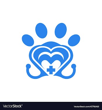 paw pet plus medical simple business logo