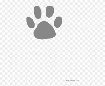 Paw Print Animal Free Black White Clipart Images Clipartblack - Lady And The Tramp Wolf