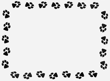 Paw print paw border clipart kid - Clipartix