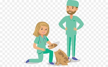 Paws and Claws: Pet Vet Dog Veterinarian Cartoon - Cartoon pet doctor and dog 
