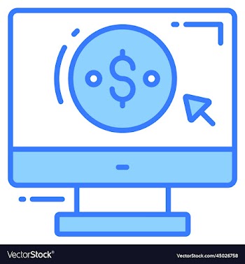 pay per click icon for graphic and web design