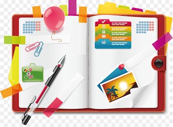 Payroll Outsourcing Industry Service Graphic design - Sticky note of the notebook vector 