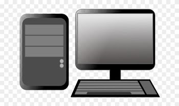 Pc Clipart - - Desktop Computer Vector Png