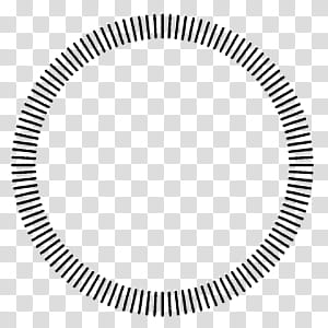 Pcs Brushes, round black line border transparent background PNG clipart
