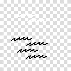 Pcs Brushes, white and black curve lines transparent background PNG clipart
